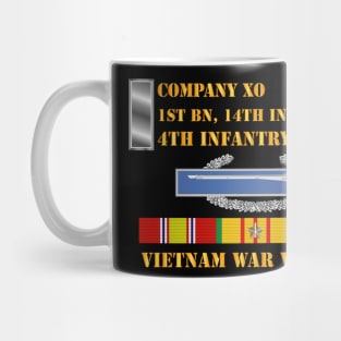 1st Bn 14th Inf - 4th ID - Company XO - Vietnam Vet Mug